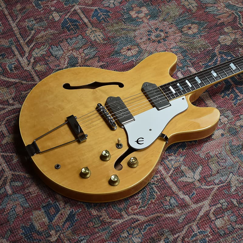 1982 Epiphone Casino Natural, Biege Label, Made in Japan Matsumoku Factory, MIJ image 1