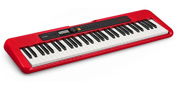 Casio CTS200 Portable Keyboard in Red with USB | Reverb