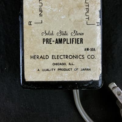 Herald Turntable Solid State Stereo RCA Preamp Model AM-50A image 3