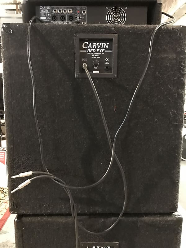 Carvin R1000 Red Line 1000 Watt Bass Head W/ Carvin RL410T 4x10