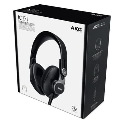 AKG Pro Audio K371 Over-Ear Closed-Back Foldable Studio Headphones image 2