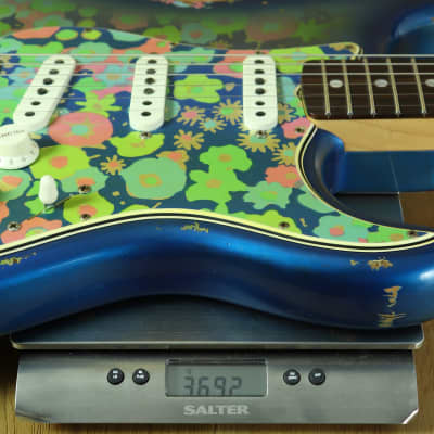 Fender Custom Shop Namm Ltd 69 Blue Flower Strat Relic CZ544505 ~ Namm Show Guitar image 22