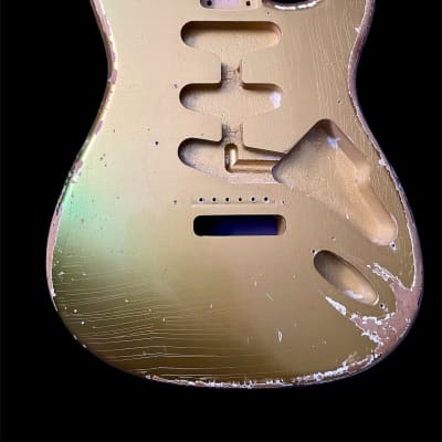 MJT Hardtail Stratocaster 1 Piece Swamp Ash Body With Light | Reverb