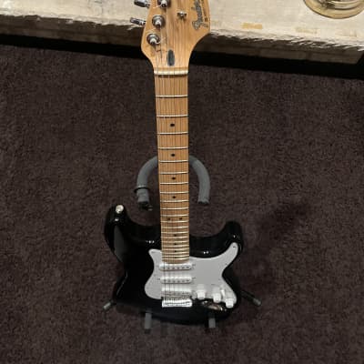 Vintage 1993 Fender Stratocaster MIM Black Electric Guitar Original Sales Slip image 2