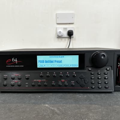 Rack mount 64 voice digital sampler