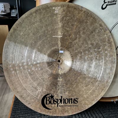 Bosphorus 22" New Orleans Thin Ride Cymbal (2384g) VIDEO Demo image 4