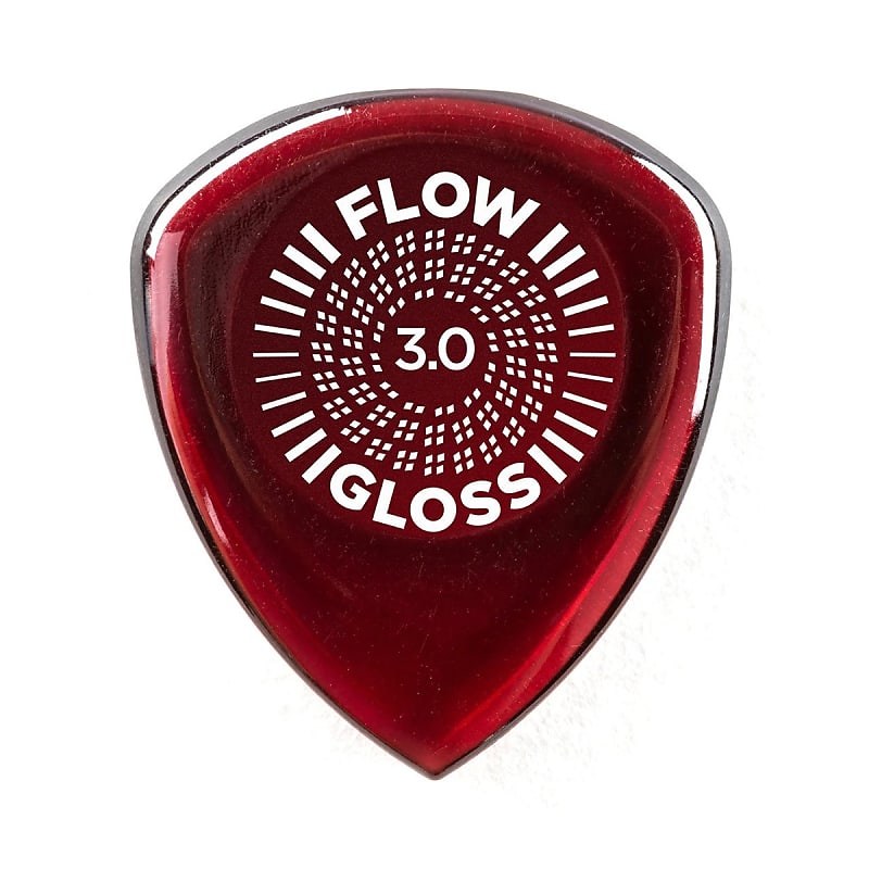 Dunlop 550P300 Flow Gloss Ultex 3mm Guitar Picks (3-Pack) image 1