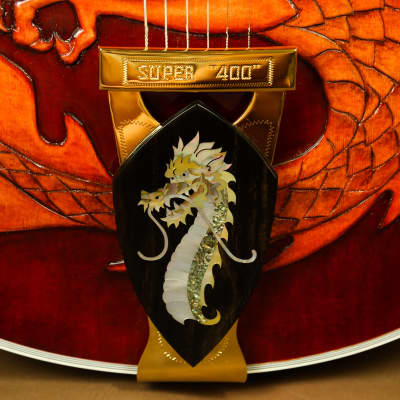 Gibson Super 400 China Dragon Bruce Kunkel Custom Masterpiece Archtop Guitar Bild 15