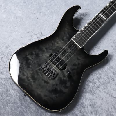 ESP E-II M-I THRU NT QM See Thru Black Sunburst [Made in