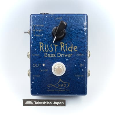 HAO Rust Ride Bass Driver Guitar Effect Pedal 0303RR0251 for sale