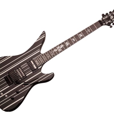 Schecter Synyster Gates Custom-S Signature Guitar - Black/Silver - B-Stock image 1