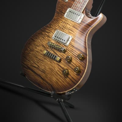 2018 PRS McCarty Singlecut 594 Wood Library Copperhead Smoked Burst One Piece Private Stock FM Top image 14