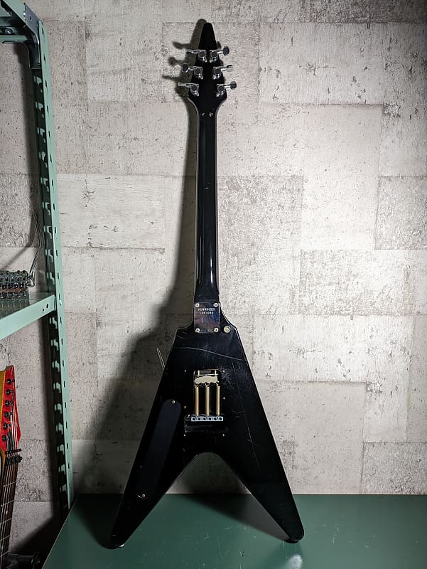 Fernandes BSV Flying V 80's Made in Japan Black FRT Floyd