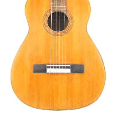 Ricardo Sanchis Nacher ~1950  spruce/mahogany - lightweight classical guitar with surprising sound + check video! image 2