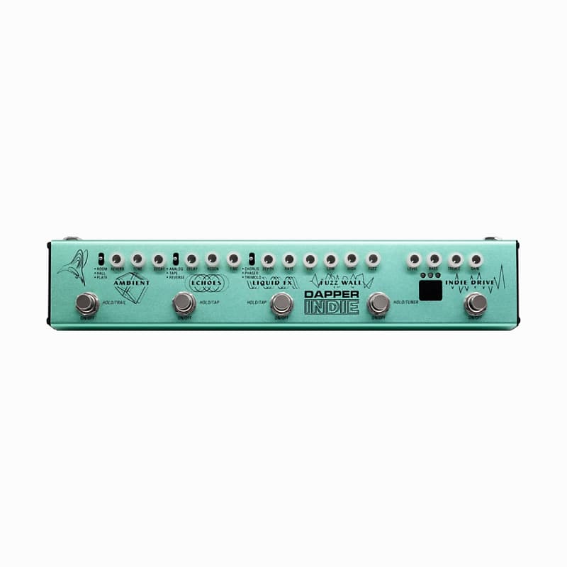 Valeton VES-5 | Dapper Indie Multi-FX Pedal Strip for Guitar