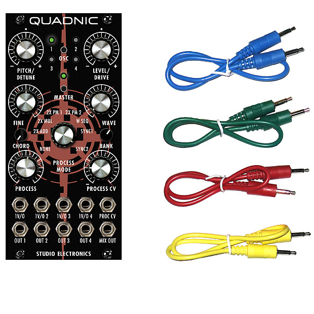 Studio Electronics Boomstar Modular System Quadnic Module COLOR CABLE KIT image 1