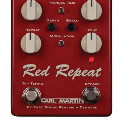 Carl Martin Red Repeat Delay Guitar Effects Pedal 438863 852940000837 image 1