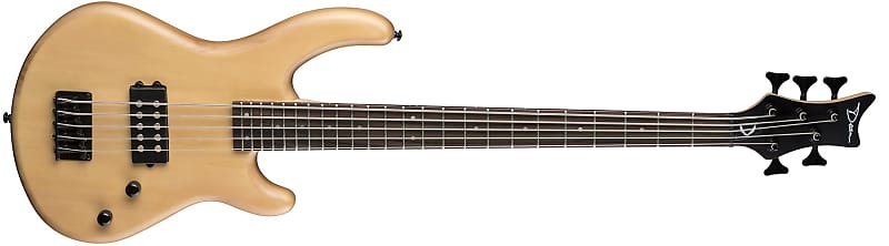 DEAN Edge 1 5-string electric BASS guitar NEW - Vintage Natural image 1