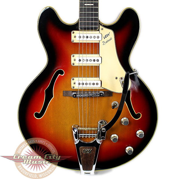 Vox hollow body guitar top