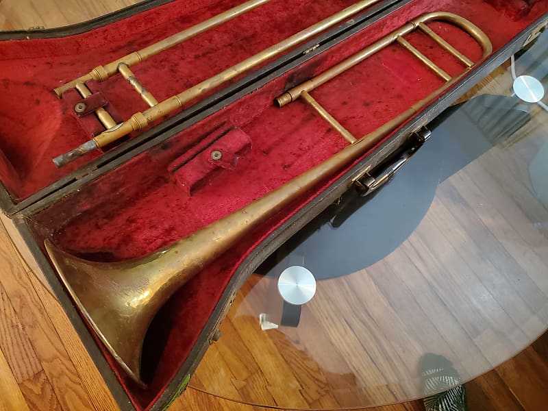 Advance Tenor Trombone, Vintage Made in Slovakia w/ Hardshell Case, Rare, As-Is image 1