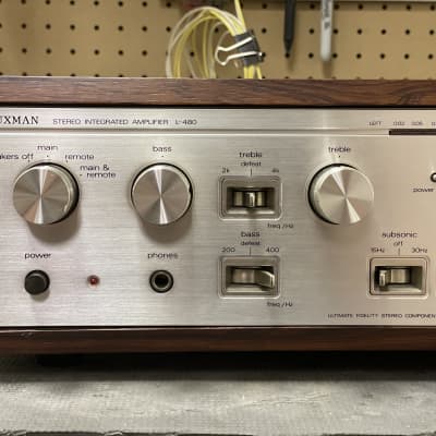 Vintage Luxman L-480 Amplifier w/ T-400 Tuner - Serviced & Tested, Excellent Condition 1970s image 3