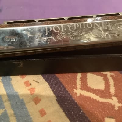 Hohner  Polyphonia triple chord harmonica, 1932-1937, very rare image 8