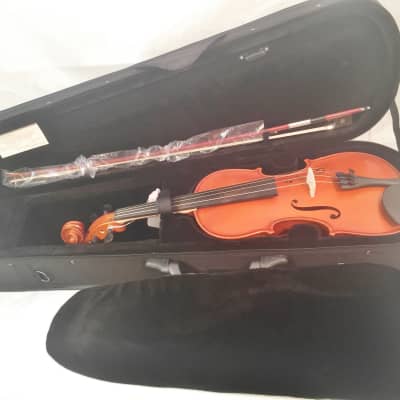Grottano 4/4 Size (14") Advanced Violin-Made in Romania w/Case, Wood Bow, Setup! image 1