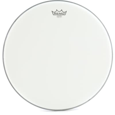 Remo Emperor X Coated Drumhead - 14 inch - with Black Dot  Bundle with Remo Emperor Vintage Coated Drumhead - 18 inch image 3