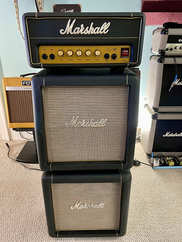 Marshall Lead 12 3005 mini-stack, mid-late '80s, PLEXI-STYLE, EXC COND