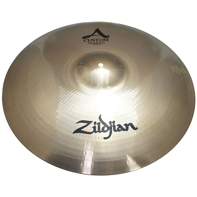 Zildjian 20" A Custom Medium Ride Drumset Cymbal with Mid to High Pitch A20519 - Used image 1