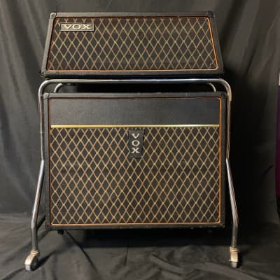 Vintage 1960s Vox V1121 Buckingham 35w 2x12 Piggyback Guitar Amp