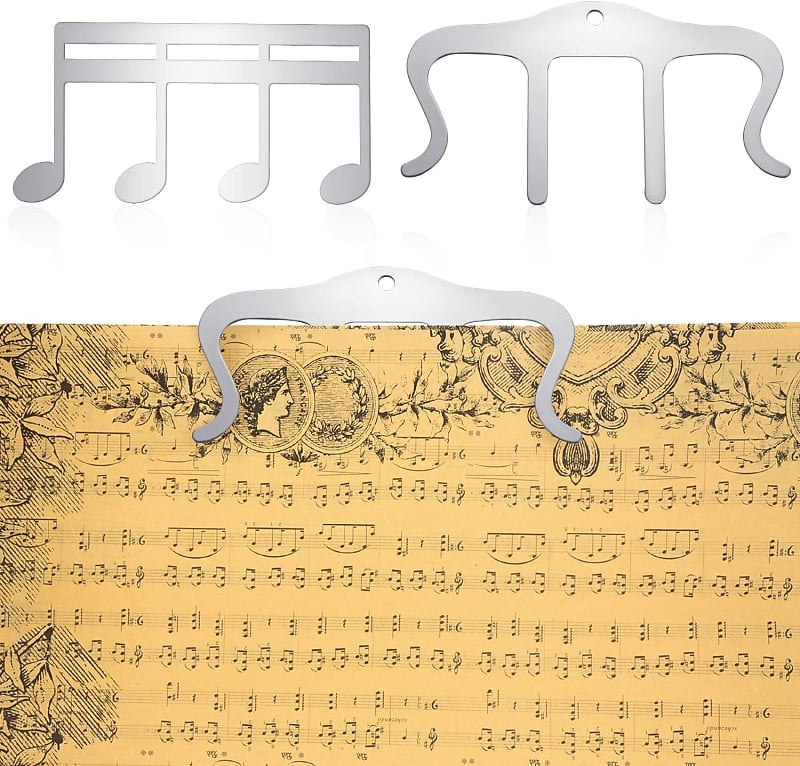 Metal Music Book Clip, Music Stand Clips Sheet Music Clips | Reverb