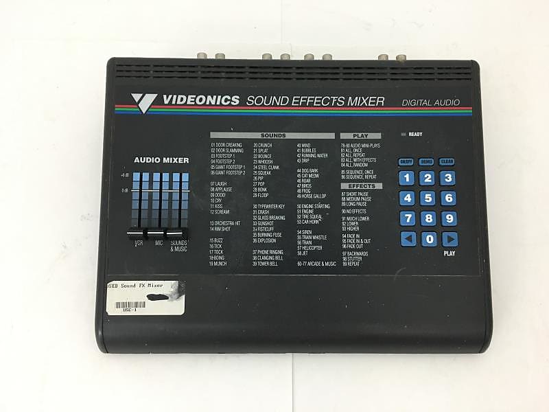 Used Videonics Sound Effects Mixer Reverb