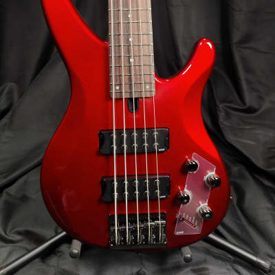 Yamaha TRBX305 CAR 5-String Electric Bass Guitar, Candy Apple Red image 1