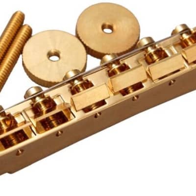 Gibson Accessories ABR-1 Tune-O-Matic Bridge w/Full Assembly - Gold image 2