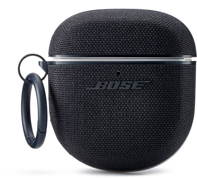 Bose Fabric Case Cover for QuietComfort II Earbuds - Triple Black
