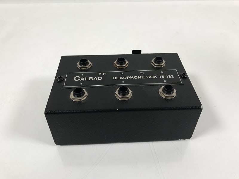 Calrad 15132 6 Position Headphone Junction Box Vtg Reverb