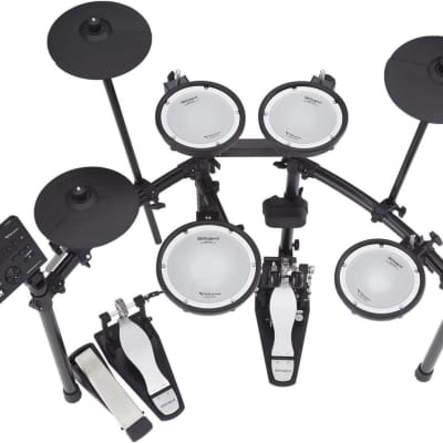 Roland TD-07DMK Electronic V-Drums Legendary Double-Ply All Mesh Head kit with Superior Expression and playability – Bluetooth Audio & MIDI – 40 Free Melodics Lessons, Black image 4