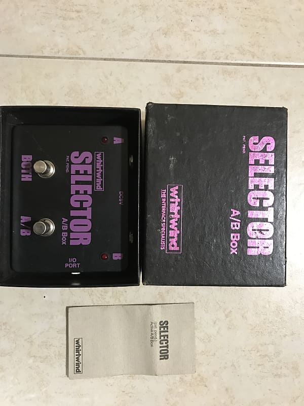 ギター WhirlWind A/B Box Whirlwind Selector A/B Box | Vintage guitars and amps