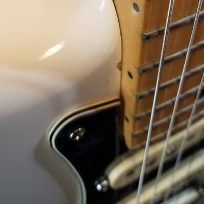 Fender Player Strat Partscaster, USA Hardware, Noiseless Pups, Custom Pickguard & Marilyn Monroe Neck Plate, Polar White image 18