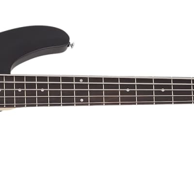 Schecter 583 C-4 Deluxe Bass Guitar - Satin Black | Reverb