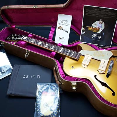 Gibson Custom Shop Memphis Scotty Moore Signature ES-295 Hand Signed, Gold Finish ( 25 of 81) VOS image 1