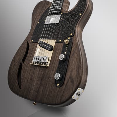 Mithans Guitars T'roots (American Walnut) boutique electric guitar image 9