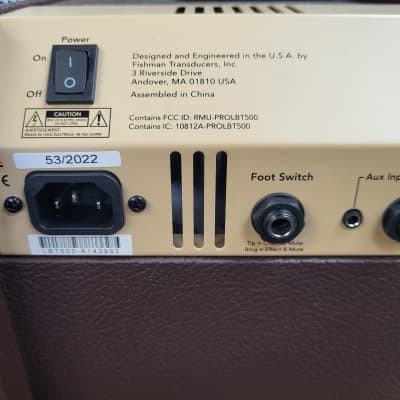 Fishman PRO-LBT-600 Loudbox Artist with Bluetooth 2-Channel 120-Watt 1x8" Acoustic Guitar Amp - Brown image 8