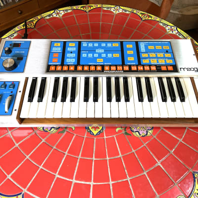 Moog Source Monophonic Analog Synthesizer with Patch Memory 1981 - 1985 - Blue