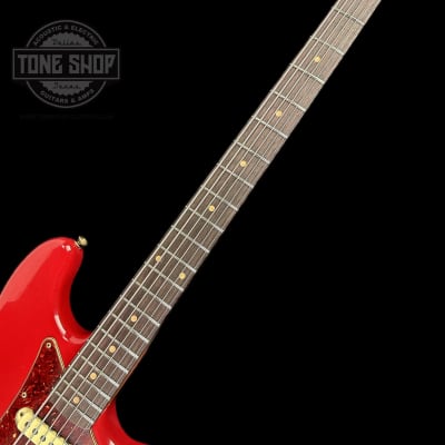 Mint Fender Custom Shop Limited Edition Bass VI Journeyman Relic Aged Dakota Red w/case image 4