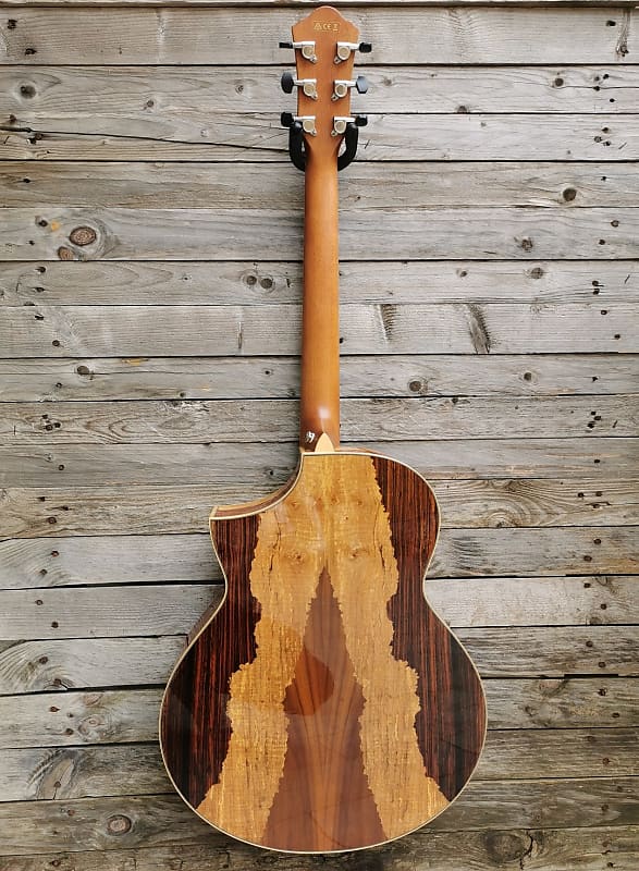 Ibanez AEW51-NT Multi Wood Mosaic Electro Acoustic | Reverb