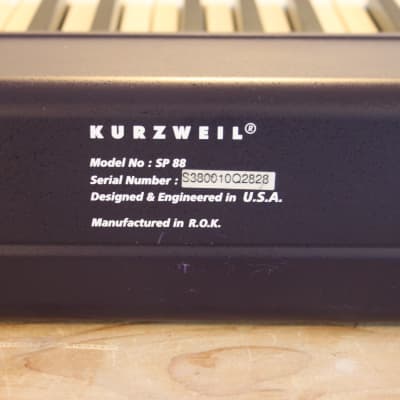 Kurzweil SP88 Stage Piano (semi-weighted) with Flight Case image 11