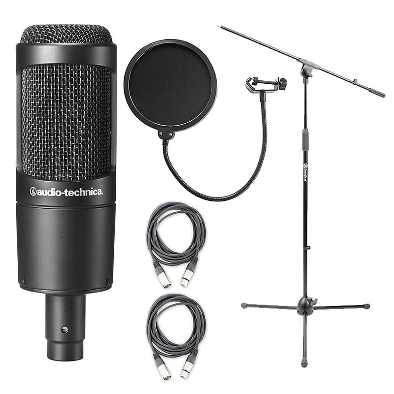 AudioTechnica AT2035 Cardioid Condenser Microphone w/ Reverb