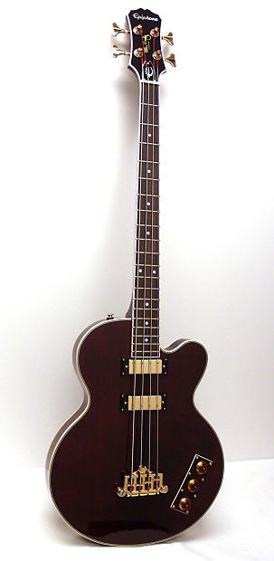 Epiphone Allen Woody Rumblekat Ltd Ed Electric Bass Guitar Wine Red MIK Reverb Canada